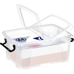Caja Almacenamiento Strata By Cep Hw671 12 Litros Apilable Cristal