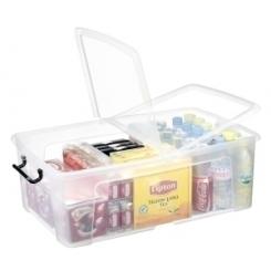 Caja Almacenamiento Strata By Cep Hw675 50 Litros Apilable Cristal