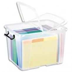 Caja Almacenamiento Strata By Cep Hw676 40 Litros Apilable  Cristal