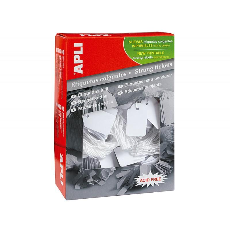 Caja APLI Colgantes Blancas  13X34