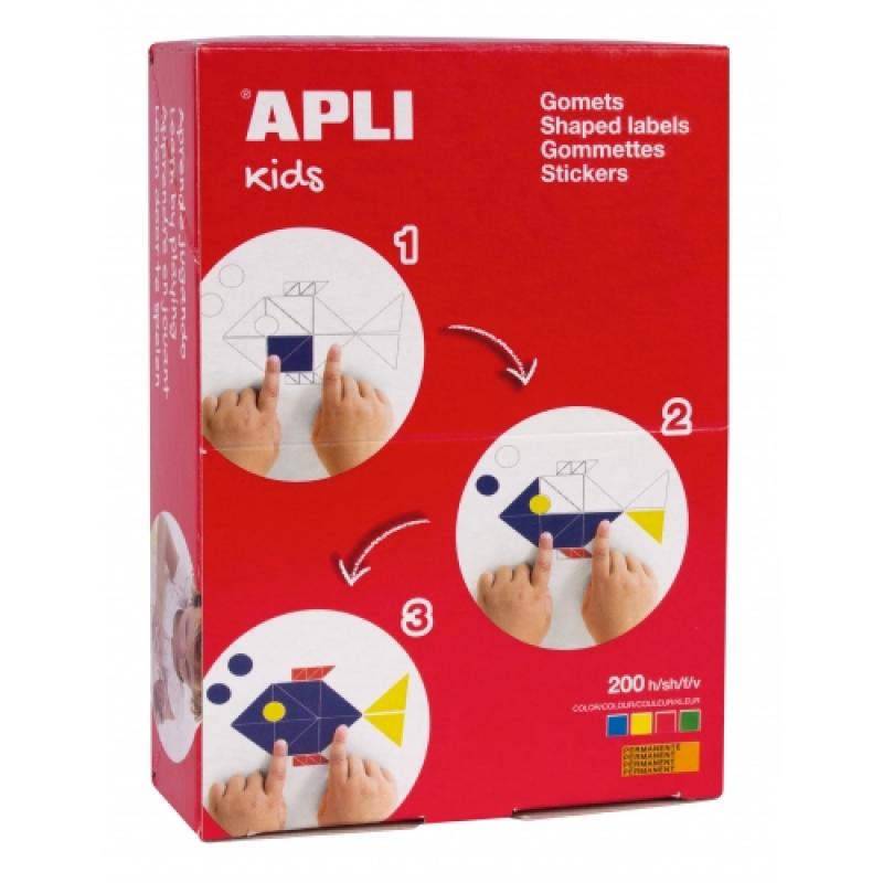 Caja APLI Gomets Estre. 3Tamaños 200 H