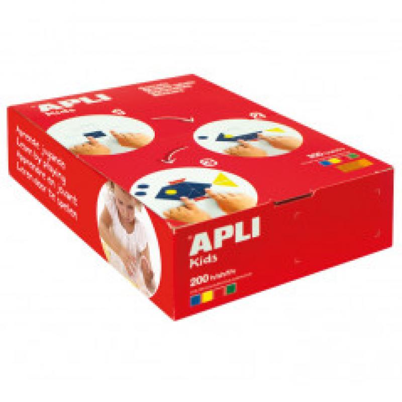 Caja APLI Gomets Recta. 3Tamaños 200 H