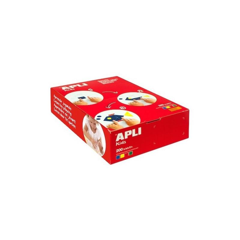 Caja APLI Gomets Trian. 3Tamaños 200 H