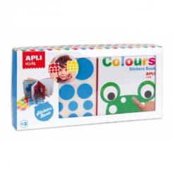 Caja APLI Mi Primer Libro Con Gomets Colores