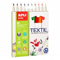 Caja APLI Rotuladores Tejidos 10U