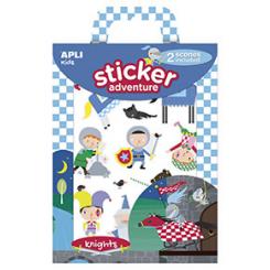 Caja APLI Sticker Adventure Caballeros 2U