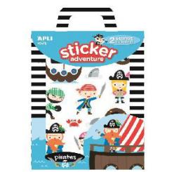 Caja APLI Sticker Adventure Piratas 2U