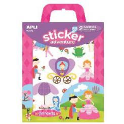 Caja APLI Sticker Adventure Princesa 2U