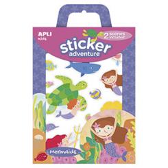 Caja APLI Sticker Adventure Sirenas 2U