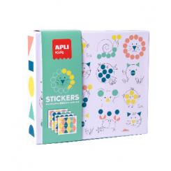 Caja APLI Stickers Box Geometricos - Animales