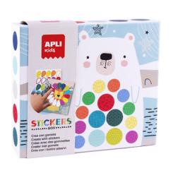 Caja APLI Stickers Box Oso