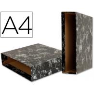 Caja archivador LIDERPAPEL classic blue A4 negra