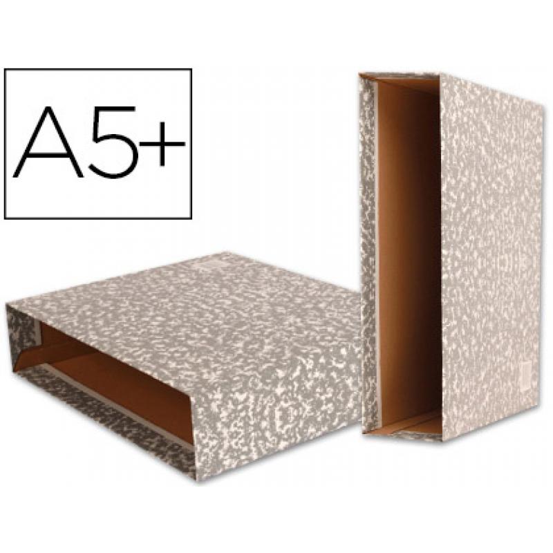 caja-archivador-liderpapel-classic-red-cuarto-apaisado-gris