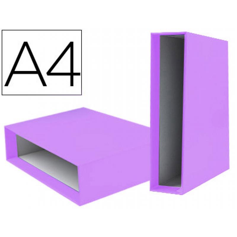 caja-archivador-liderpapel-de-palanca-carton-din-a4-documenta-lomo-75-mm-lila