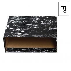 Caja Archivador Plus Folio  Negro jaspeado