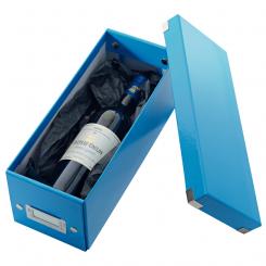 LEITZ Caja Click & Store CD Box (143x147x352 mm), azul