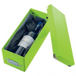 LEITZ Caja Click & Store CD Box (143x147x352 mm), verde