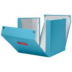 LEITZ Caja Click & Store Cosy cúbica Grande (320x360x310 mm), azul