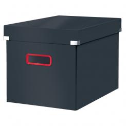 LEITZ Caja Click & Store Cosy cúbica Grande (320x360x310 mm), gris