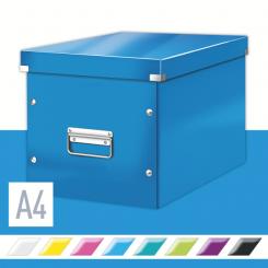 LEITZ Caja Click & Store cúbica Grande (320x360x310 mm), azul