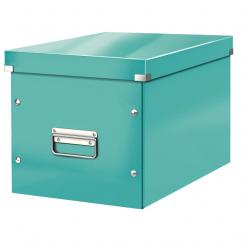 LEITZ Caja Click & Store cúbica Grande (320x360x310 mm), turquesa