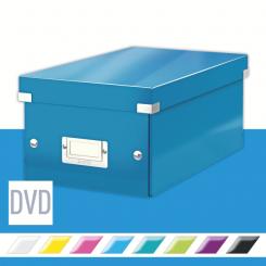 LEITZ Caja Click & Store DVD Box (206x147x352 mm), azul