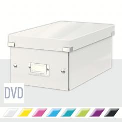 LEITZ Caja Click & Store DVD Box (206x147x352 mm), blanco