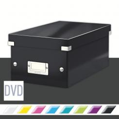 LEITZ Caja Click & Store DVD Box (206x147x352 mm), negro