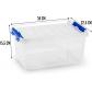 Caja de Almacenamiento plástico Contenedor para almacenar N.º 26-15,5 x 34 x 22,5 cm - 8 litro