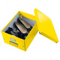 LEITZ Caja de archivo universal Click & Store Mediana (281x200x369 mm), amarillo