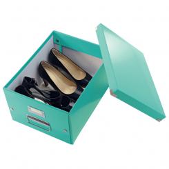 LEITZ Caja de archivo universal Click & Store Mediana (281x200x369 mm), turquesa