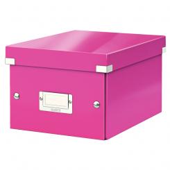 LEITZ Caja de archivo universal Click & Store Pequeña (216x160x282 mm), fucsia