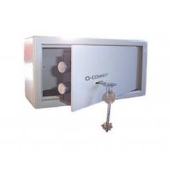 Caja de seguridad Q-CONNECT doble pasador capacidad 6l conaccesorios fijacion 200x200x150 mm