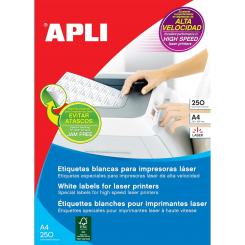 Caja Etiquetas APLI Laser  210,0X297,0 250H