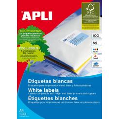 Caja Etiquetas APLI Laser 52,5X 21,2 250H