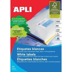 Caja Etiquetas APLI Laser 70,0X 35,0 250H