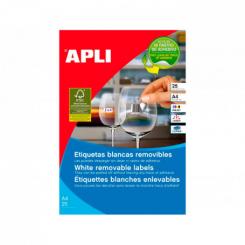 Caja Etiquetas APLI Orde. Blancas 81'3X23'3-4