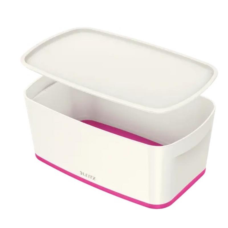 caja-leitz-mybox-wow-pequena-con-tapa-fucsia-blanco-318x128x191