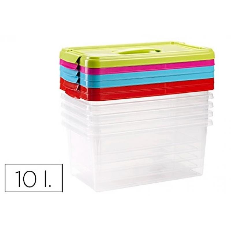 caja-multiusos-plastico-10-l-numero-24-tapa-de-color-con-asa-385x230x175-mm