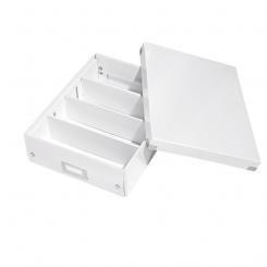 LEITZ Caja organizadora Click & Store Mediana (280x100x370 mm), blanco