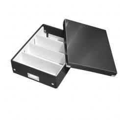 LEITZ Caja organizadora Click & Store Mediana (280x100x370 mm), negro