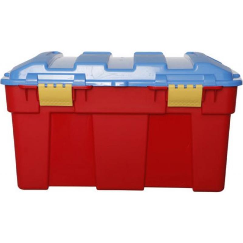 Caja organizadora de 40 litros ARCHIVO 2000 con tapa multifunción polipropileno copolímero Incluye dos asas laterales