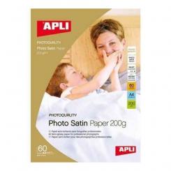 Caja Papel APLI Inkjet  Photo Sa.200Gr.60H