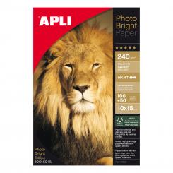 Caja Papel APLI Ph.Br.240G. 10X15 150H