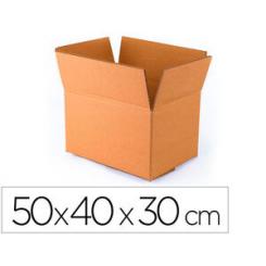 Caja para embalar Q-CONNECT americana con fondo automaticocarton canal simple 3 mm colorkraft 500x400x300 mm