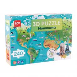 CAJA PUZLE 3D MONUMENTOS DEL MUNDO 240U