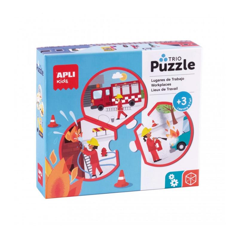 Caja Puzle Apli Trio Profesiones 24U