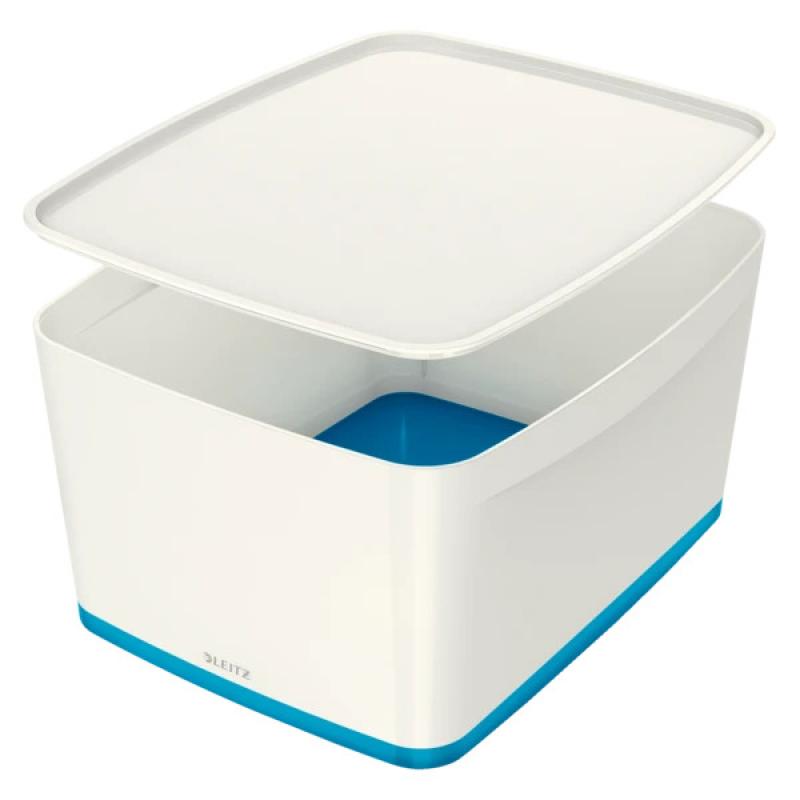 Caja sin tapa LEITZ MyBox WOW, azul/blanco