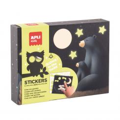 CAJA STICKERS BOX GLOW IN THE DARK OSO