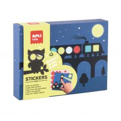 CAJA STICKERS BOX GLOW IN THE DARK TREN